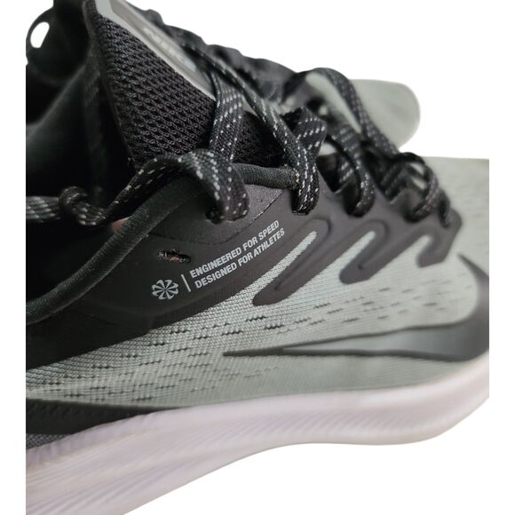 Nike Air Zoom Winflo 7 Men's Size 8.5  Running Shoes Gray Black White CJ0291-003 - Picture 6 of 11